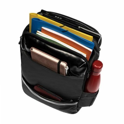 Polo Matrix Υφασμάτινο Σακίδιο Πλάτης Αδιάβροχο με Θύρα USB Μαύρο 20lt 9-02-032-2000