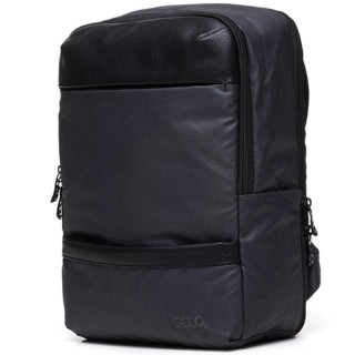 Polo Matrix Υφασμάτινο Σακίδιο Πλάτης Αδιάβροχο με Θύρα USB Μαύρο 20lt 9-02-032-2000