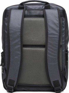 Polo Matrix Υφασμάτινο Σακίδιο Πλάτης Αδιάβροχο με Θύρα USB Μαύρο 20lt 9-02-032-2000