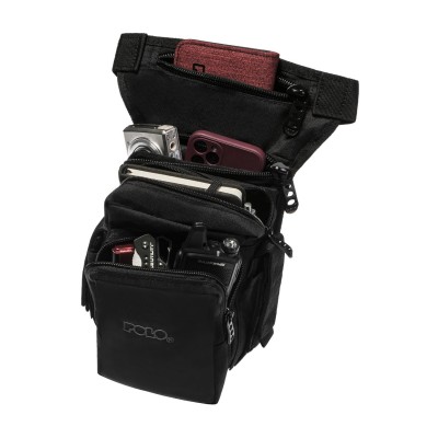 Polo Side Gun Τσαντάκι Μέσης/Μηρού Αναβάτη Μαύρο 9-08-105-2000