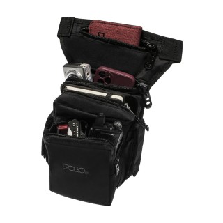 Polo Side Gun Τσαντάκι Μέσης/Μηρού Αναβάτη Μαύρο 9-08-105-2000