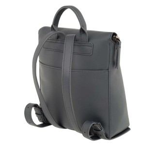 Polo Δερμάτινη Γυναικεία Τσάντα Πλάτης Navy Μπλε 9-07-062-5100