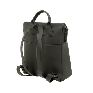 Polo Δερμάτινη Γυναικεία Τσάντα Πλάτης Μαύρη 9-07-062-2001