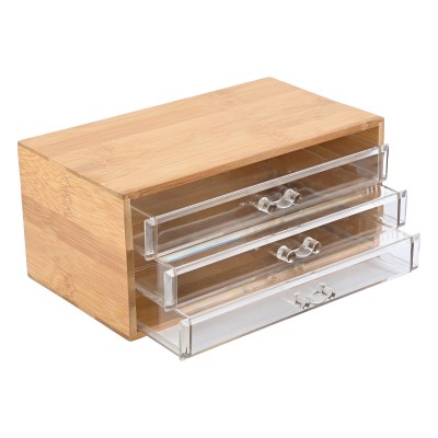 ΚΟΣΜΗΜΑΤΟΘΗΚΗ BAMBOO 24.5x11x14cm ΜΕ 3 ΣΥΡΤΑΡΑΚΙΑ