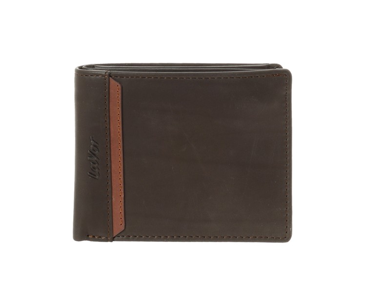 Lavor 1-6152 Δερμάτινο Ανδρικό Πορτοφόλι με RFID Καφέ