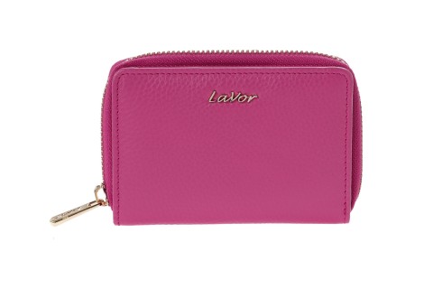 Lavor 1-6081 Μικρό Δερμάτινο Γυναικείο Πορτοφόλι με RFID Ρόδι
