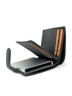 Lavor 1-5953 Δερμάτινο Ανδρικό Πορτοφόλι-Καρτοθήκη με RFID Μαύρο