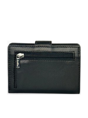 Lavor 1-5953 Δερμάτινο Ανδρικό Πορτοφόλι-Καρτοθήκη με RFID Μαύρο