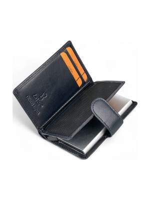 Lavor 1-5953 Δερμάτινο Ανδρικό Πορτοφόλι-Καρτοθήκη με RFID Μπλε