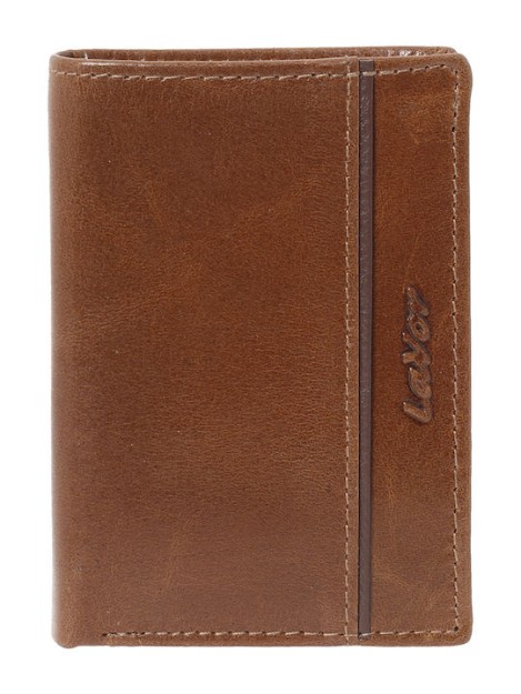 Lavor 1-3808 Δερμάτινο Ανδρικό Πορτοφόλι με RFID Cognac