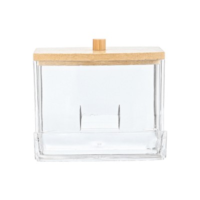 ΚΟΥΤΙ ΑΠΟΘΗΚΕΥΣΗΣ & ΟΡΓΑΝΩΣΗΣ BAMBOO ΓΙΑ ΜΠΑΤΟΝΕΤΕΣ 9x7.5x7 ΜΕ ΚΑΠΑΚΙ