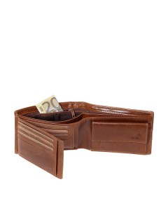 Lavor 1-3815 Δερμάτινο Ανδρικό Πορτοφόλι Cognac με RFID