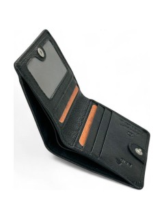 LaVor 1-3826 Ανδρικό Δερμάτινο Πορτοφόλι με RFID Μαύρο