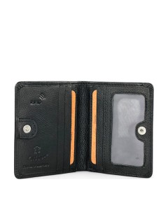 LaVor 1-3826 Ανδρικό Δερμάτινο Πορτοφόλι με RFID Μαύρο