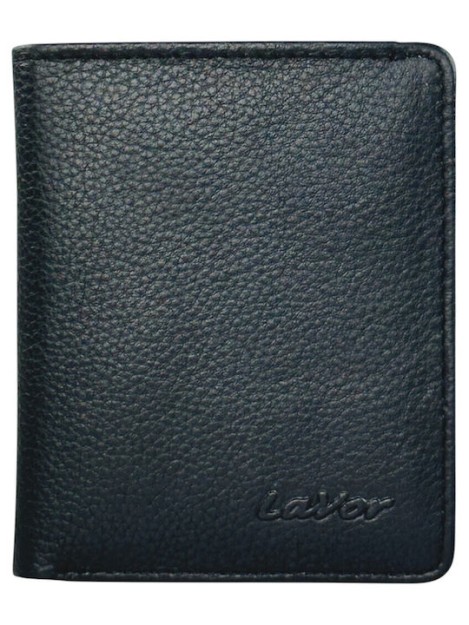 LaVor 1-3826 Ανδρικό Δερμάτινο Πορτοφόλι με RFID Μαύρο