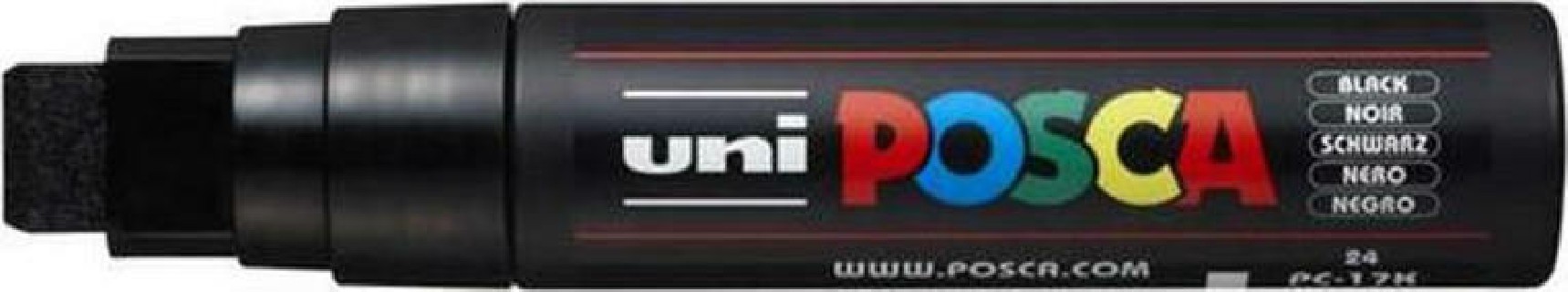Posca PC-17K Ανεξίτηλος Μαρκαδόρος 15mm Μαύρος PC-17K/24