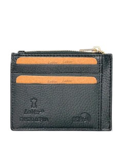 Lavor 1-5952 Μικρό Δερμάτινο Γυναικείο Πορτοφόλι με RFID Μαύρο