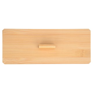 ΚΟΥΤΙ ΑΠΟΘΗΚΕΥΣΗΣ & ΟΡΓΑΝΩΣΗΣ BAMBOO ΟΡΘΟΓΩΝΙΟ 23.3x9.4x8.8cm ΜΕ ΚΑΠΑΚΙ