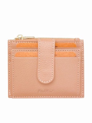 Lavor 1-5952 Μικρό Δερμάτινο Γυναικείο Πορτοφόλι με RFID Nude