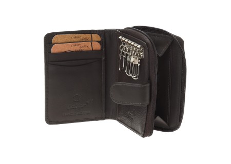 LaVor 1-3863 Ανδρικό Δερμάτινο Πορτοφόλι με RFID Καφέ