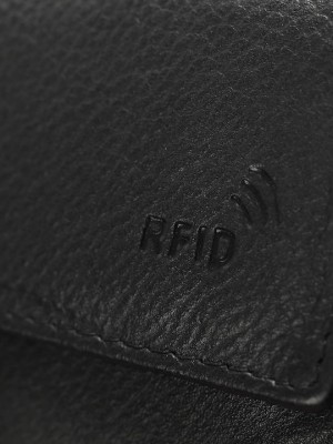 Lavor 1-3770 Δερμάτινο Ανδρικό Πορτοφόλι με RFID Μαύρο