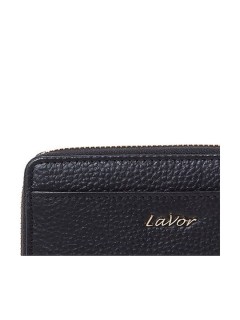 Lavor 1-5985 Μικρό Δερμάτινο Γυναικείο Πορτοφόλι με RFID Μαύρο