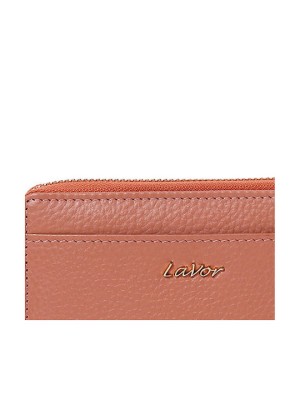 Lavor 1-5985 Μικρό Δερμάτινο Γυναικείο Πορτοφόλι με RFID Ροζ