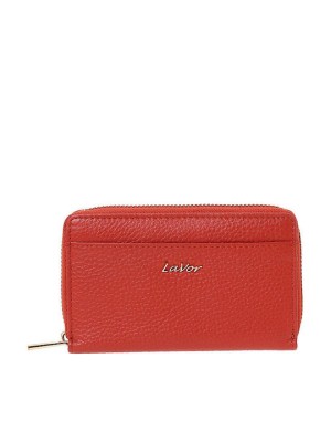 Lavor 1-5985 Μικρό Δερμάτινο Γυναικείο Πορτοφόλι με RFID Τερακότα