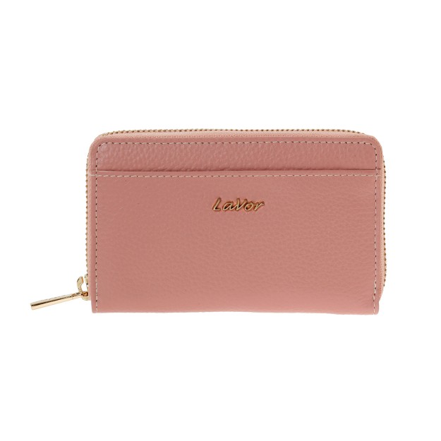 Lavor 1-5985 Μικρό Δερμάτινο Γυναικείο Πορτοφόλι με RFID Pink