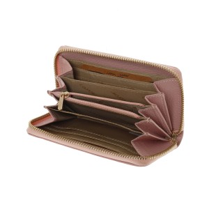 Lavor 1-5985 Μικρό Δερμάτινο Γυναικείο Πορτοφόλι με RFID Pink