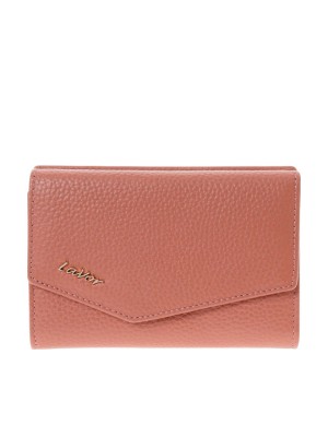 Lavor 1-6000 Μικρό Δερμάτινο Γυναικείο Πορτοφόλι με RFID Ροζ