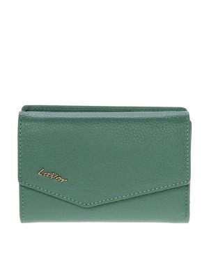 Lavor 1-6000 Μικρό Δερμάτινο Γυναικείο Πορτοφόλι με RFID Μέντα