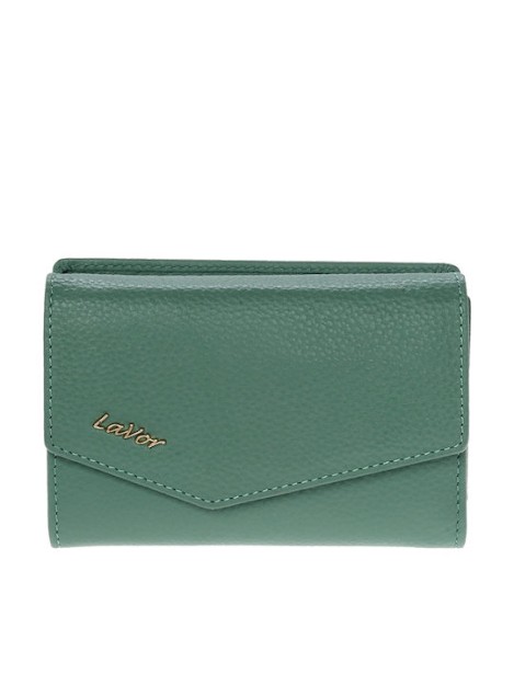 Lavor 1-6000 Μικρό Δερμάτινο Γυναικείο Πορτοφόλι με RFID Μέντα