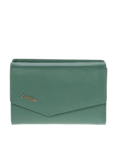 Lavor 1-6000 Μικρό Δερμάτινο Γυναικείο Πορτοφόλι με RFID Μέντα