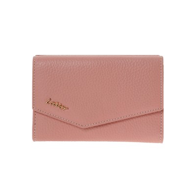 Lavor 1-6000 Μικρό Δερμάτινο Γυναικείο Πορτοφόλι με RFID Pink
