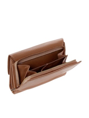 Lavor 1-6000 Μικρό Δερμάτινο Γυναικείο Πορτοφόλι με RFID Nude