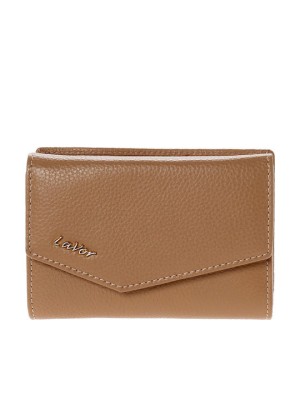Lavor 1-6000 Μικρό Δερμάτινο Γυναικείο Πορτοφόλι με RFID Nude