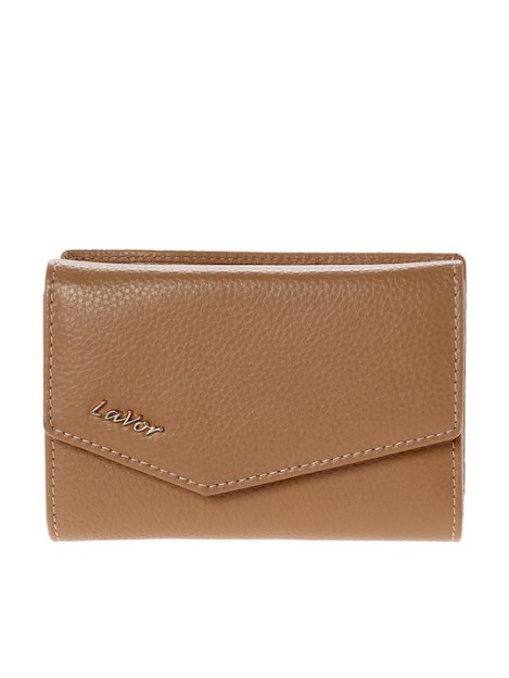 Lavor 1-6000 Μικρό Δερμάτινο Γυναικείο Πορτοφόλι με RFID Nude