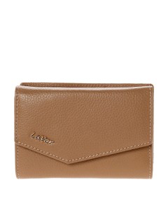 Lavor 1-6000 Μικρό Δερμάτινο Γυναικείο Πορτοφόλι με RFID Nude