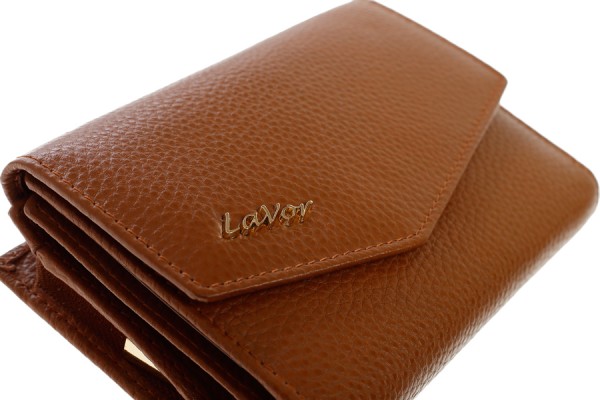 Lavor 1-6000 Μικρό Δερμάτινο Γυναικείο Πορτοφόλι με RFID Ταμπά