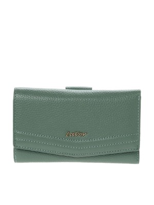 Lavor 1-6019 Μεγάλο Δερμάτινο Γυναικείο Πορτοφόλι με RFID Μέντα