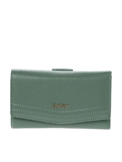 Lavor 1-6019 Μεγάλο Δερμάτινο Γυναικείο Πορτοφόλι με RFID Μέντα