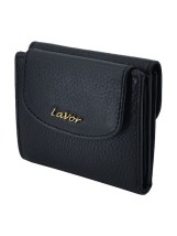 Lavor 1-6024 Μικρό Δερμάτινο Γυναικείο Πορτοφόλι Μαύρο