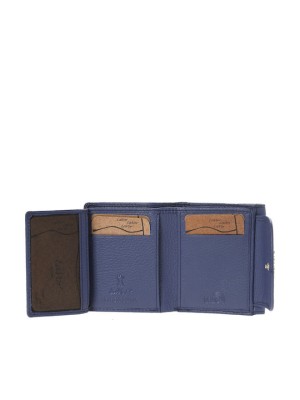 Lavor 1-6024 Μικρό Δερμάτινο Γυναικείο Πορτοφόλι Μπλε