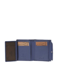 Lavor 1-6024 Μικρό Δερμάτινο Γυναικείο Πορτοφόλι Μπλε