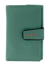 Lavor 1-6038 Μεγάλο Δερμάτινο Γυναικείο Πορτοφόλι με RFID Μέντα