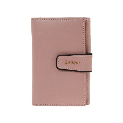 Lavor 1-6038 Μεγάλο Δερμάτινο Γυναικείο Πορτοφόλι με RFID Pink