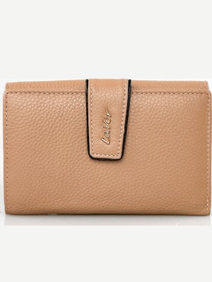 Lavor 1-6038 Μεγάλο Δερμάτινο Γυναικείο Πορτοφόλι με RFID Nude