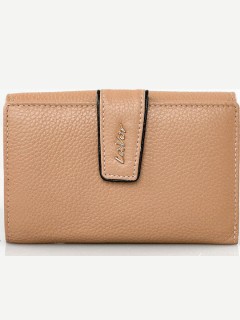 Lavor 1-6038 Μεγάλο Δερμάτινο Γυναικείο Πορτοφόλι με RFID Nude