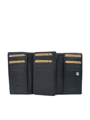 Lavor 1-6073 Δερμάτινο Γυναικείο Πορτοφόλι με RFID Μαύρο